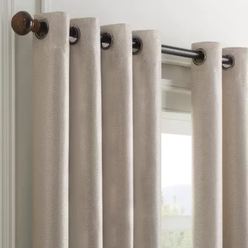 Eclipse Shimmer Grommet Top Energy Saving Blackout Single Curtain Panel