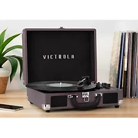Victrola Journey Bluetooth Suitcase Record Player with 3-speed Turntable
