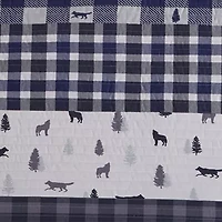 Linery Buffalo Plaid Reversible Quilt Set