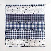 Linery Buffalo Plaid Reversible Quilt Set