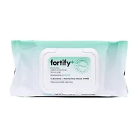 Fortify+ Cleansing + Protecting Facial Wipes