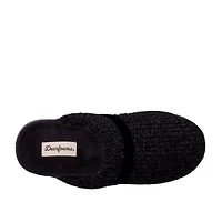Dearfoams Serena Marled Chenille Scuff Womens Memory Foam Slip-On Slippers