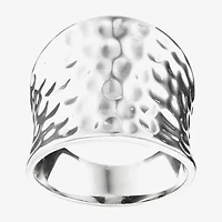 Sparkle Allure Womens Pure Silver Over Brass Band