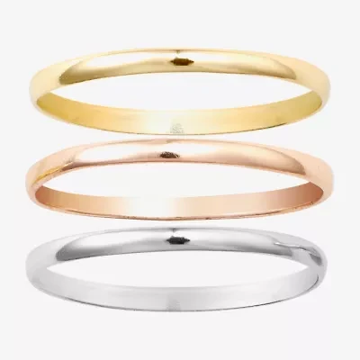 Silver Treasures Womens Sterling Ring Set