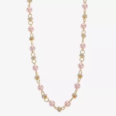 Monet Jewelry Layered Womens 17 Inch Collar Necklace