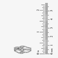 Limited Quantities! Womens 1/10 CT. T.W. Natural White Diamond Sterling Silver Cocktail Ring
