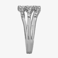 Limited Quantities! Womens 1/10 CT. T.W. Natural White Diamond Sterling Silver Cocktail Ring