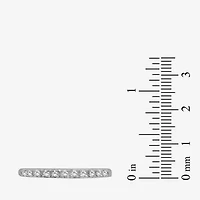 Limited Quantities! Womens 1/10 CT. T.W. Natural White Diamond Sterling Silver Wedding Band