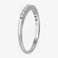 Limited Quantities! Womens 1/10 CT. T.W. Natural White Diamond Sterling Silver Wedding Band
