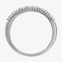 Limited Quantities! Womens 1/10 CT. T.W. Natural White Diamond Sterling Silver Wedding Band