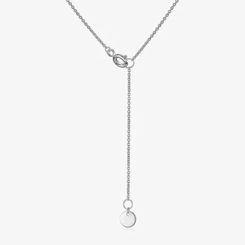 Womens Lab Created Red Ruby Sterling Silver 18 Inch Pendant Necklace