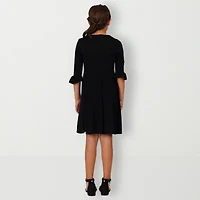 24sevenkid Big Kid Girls 3/4 Sleeve Party Dress