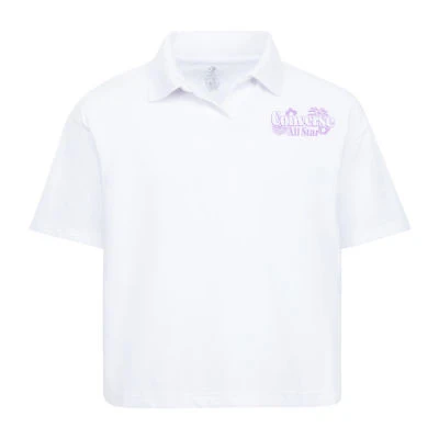 Converse Big Kid Girls Short Sleeve Boxy Fit Polo Shirt