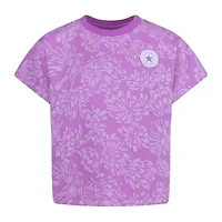 Converse Big Kid Girls Crew Neck Short Sleeve Active T-Shirt