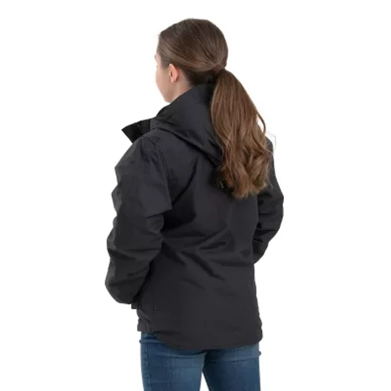 Berne Little & Big Kid Unisex Hooded Midweight Quilted Jacket