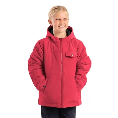 Berne Little & Big Kid Unisex Hooded Midweight Quilted Jacket