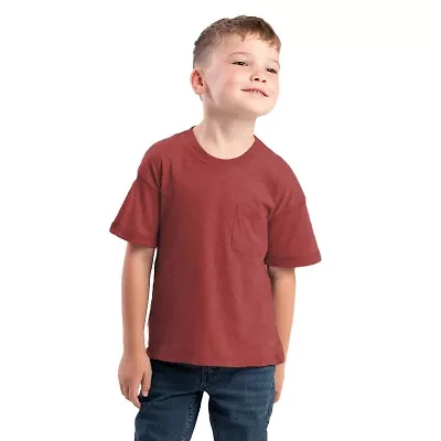 Berne Little & Big Kid Unisex Crew Neck Short Sleeve Moisture Wicking Active T-Shirt