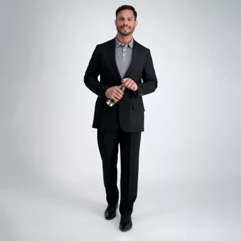 Haggar Smart Wash Premium Mens Stretch Fabric Classic Fit Suit Jacket