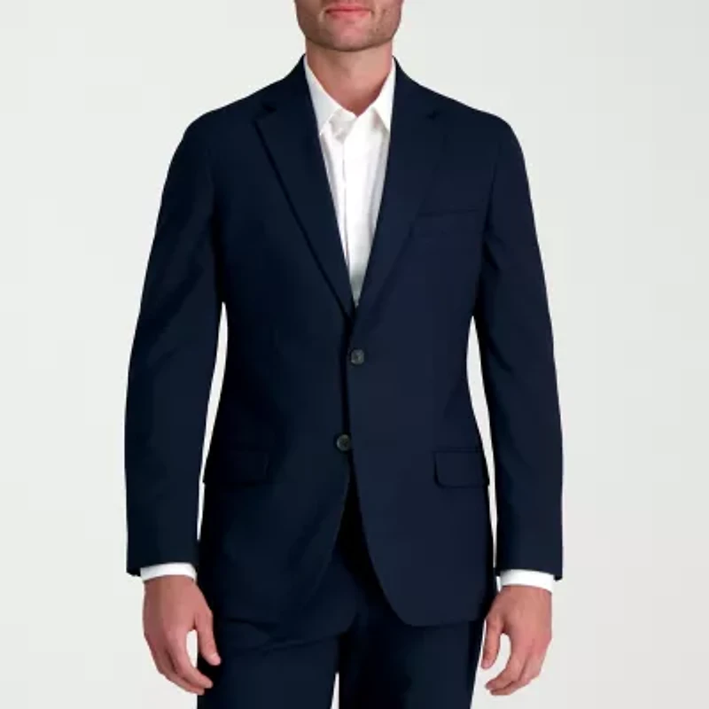 Haggar JMH Grid Mens Stretch Fabric Classic Fit Grid Suit Jacket