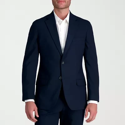 Haggar JMH Grid Mens Stretch Fabric Classic Fit Grid Suit Jacket