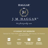 Haggar JMH Grid Mens Stretch Fabric Classic Fit Grid Suit Jacket
