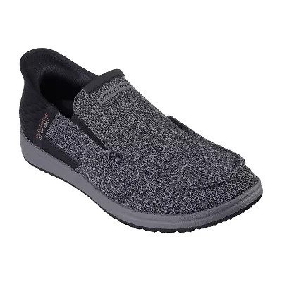 Skechers Hands Free Slip-Ins Melson Bentin Mens Round Closed Toe Slip-On Shoe