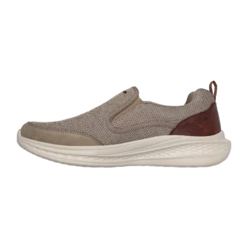 Skechers Slade Lucan Mens Round Closed Toe Slip-On Shoe