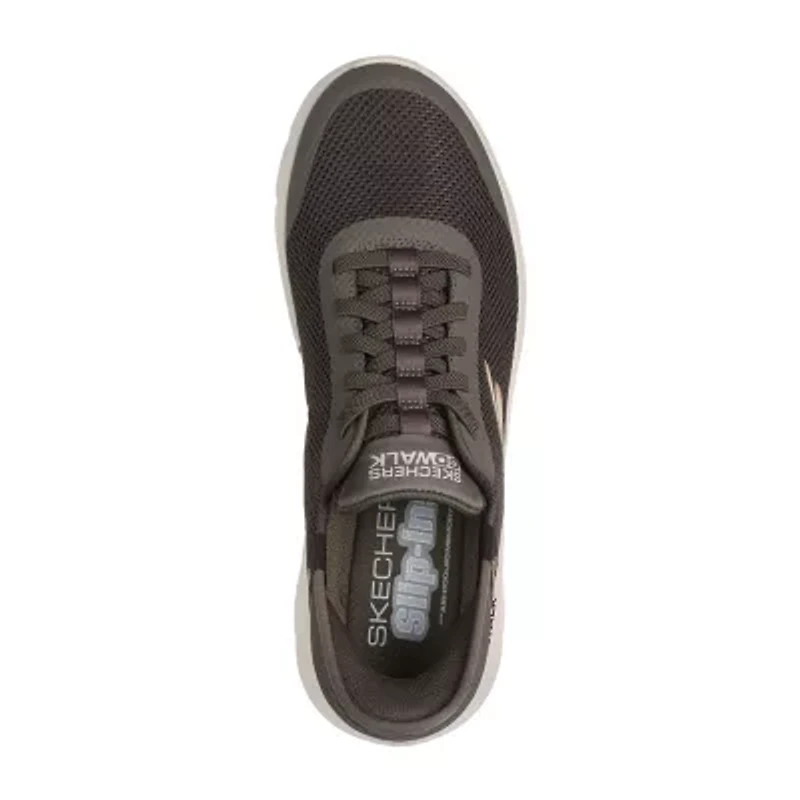 Skechers Hands Free Slip-Ins Go Walk Flex Up Mens Walking Shoes Wide Width