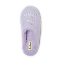 Dearfoams Womens Memory Foam Slip-On Slippers