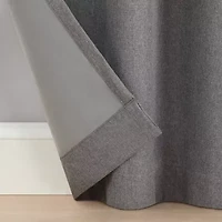 Eclipse Cannes Magnitech Rod Pocket 100% Blackout Single Curtain Panel