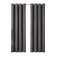 Eclipse Branson Magnitech Grommet Top 100% Blackout Single Curtain Panel