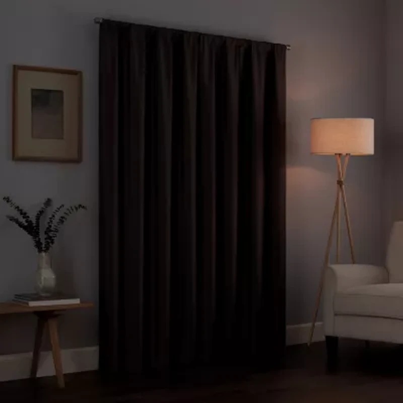 Eclipse Kendall Rod Pocket Blackout Single Curtain Panel
