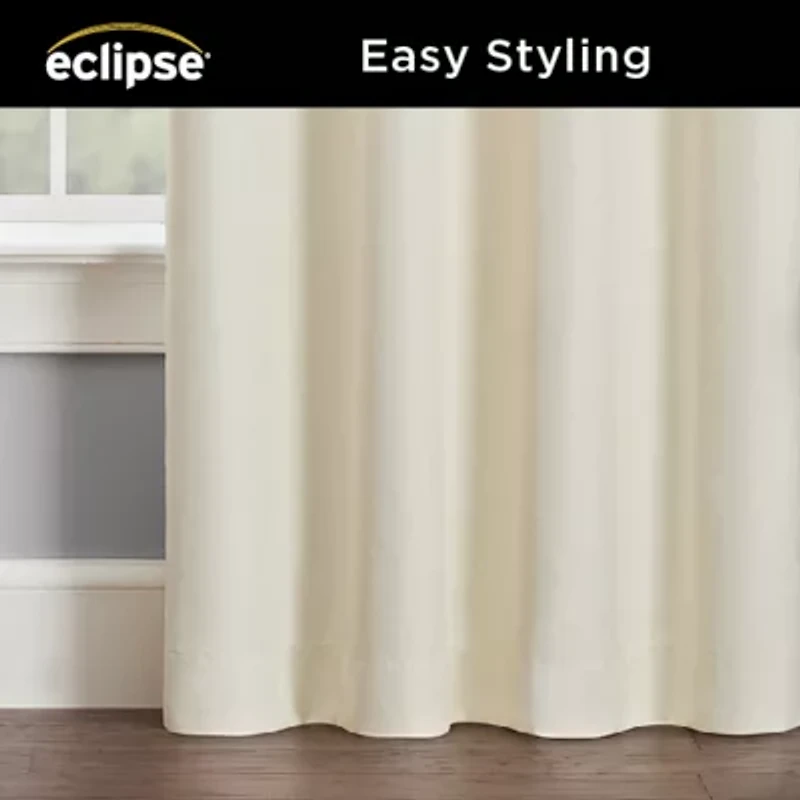 Eclipse Kendall Rod Pocket Blackout Single Curtain Panel
