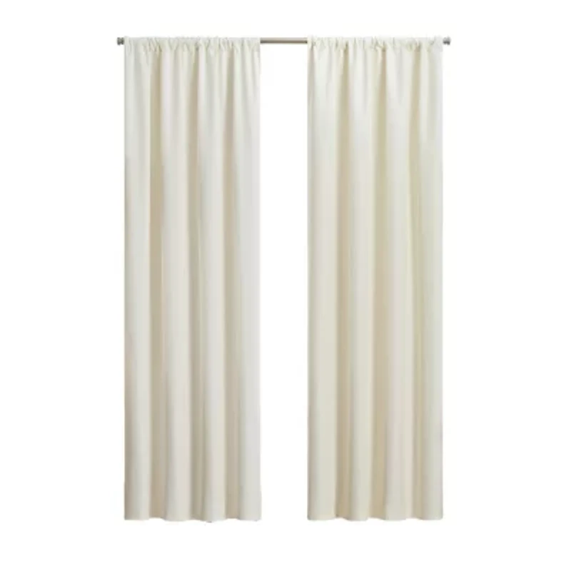 Eclipse Kendall Rod Pocket Blackout Single Curtain Panel
