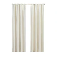 Eclipse Kendall Rod Pocket Blackout Single Curtain Panel