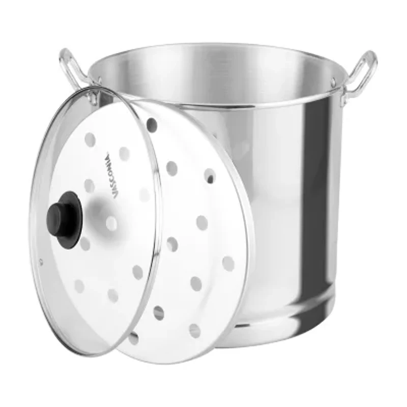 Vasconia 32-qt. Steamer and Tamale Pot with Glass Lid
