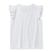 Thereabouts Little & Big Kid Girls Round Neck Short Sleeve T-Shirt