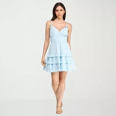 Trixxi Womens Juniors Fit + Flare Dress