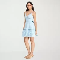 Trixxi Womens Juniors Fit + Flare Dress