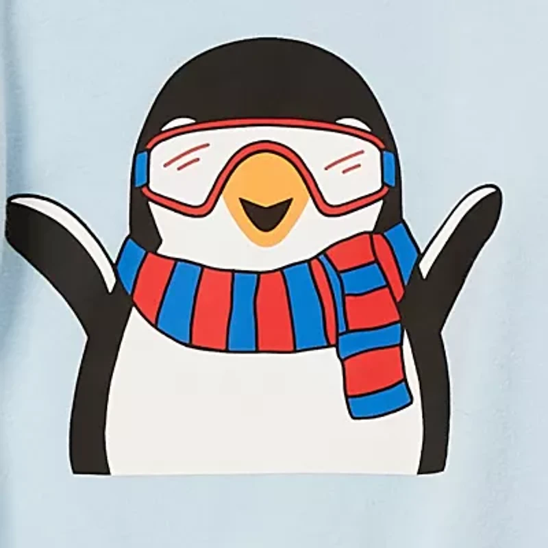 Okie Dokie Baby Boys Crew Neck Long Sleeve Regular Fit Graphic T-Shirt