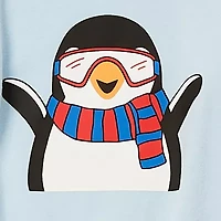 Okie Dokie Baby Boys Crew Neck Long Sleeve Regular Fit Graphic T-Shirt