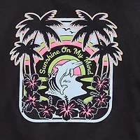 Thereabouts Little & Big Kid Girls Crew Neck Short Sleeve Boxy Fit Graphic T-Shirt