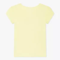 Champion Tie Front Big Kid Girls Round Neck Short Sleeve Regular Fit Graphic T-Shirt