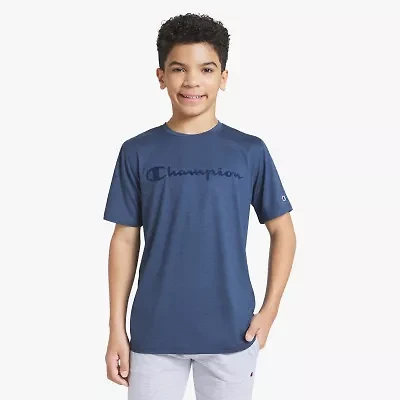 Champion Big Kid Boys Round Neck Short Sleeve Regular Fit Graphic T-Shirt