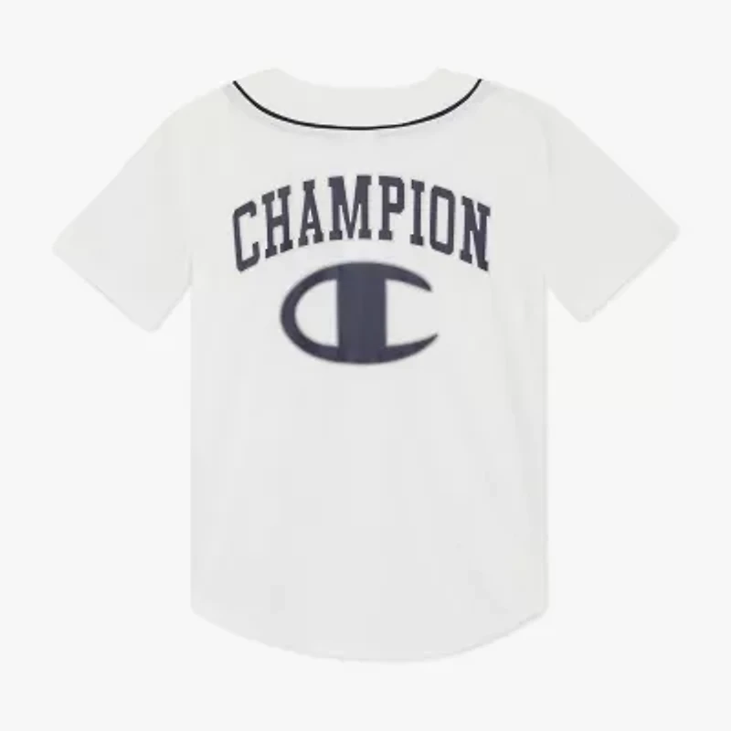 Champion Big Kid Boys Round Neck Short Sleeve Regular Fit Graphic T-Shirt