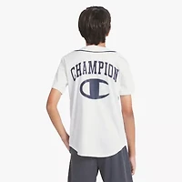Champion Big Kid Boys Round Neck Short Sleeve Regular Fit Graphic T-Shirt