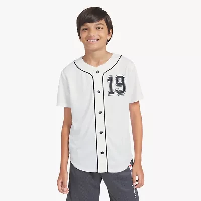 Champion Big Kid Boys Round Neck Short Sleeve Regular Fit Graphic T-Shirt