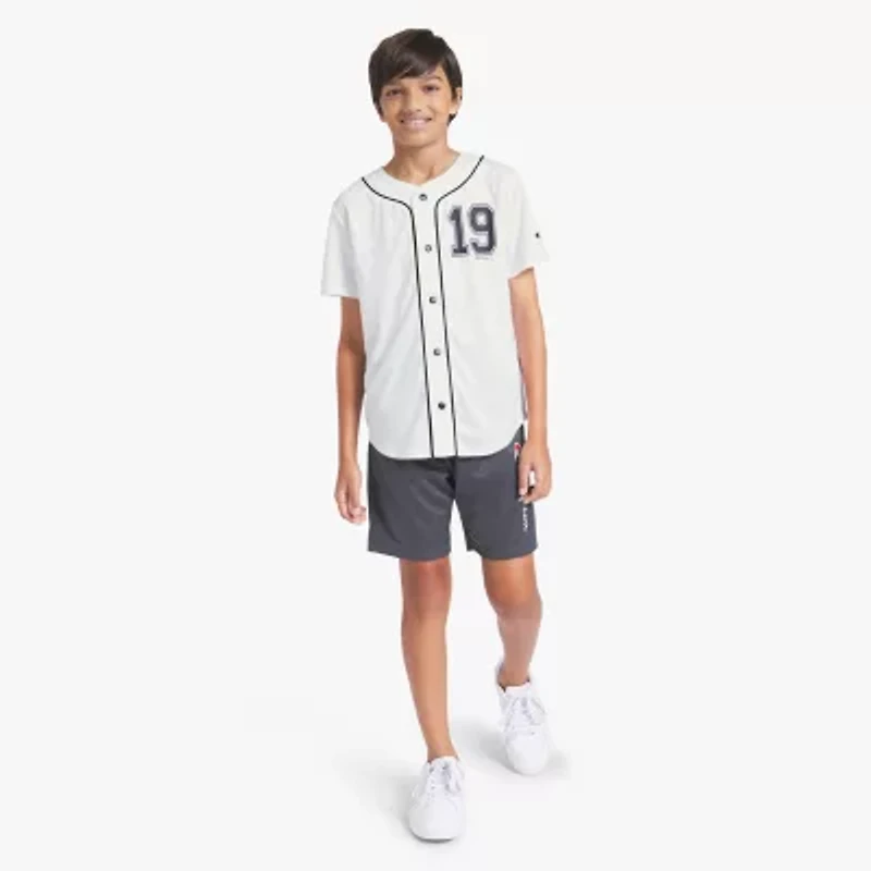 Champion Big Kid Boys Round Neck Short Sleeve Regular Fit Graphic T-Shirt