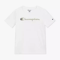 Champion Big Kid Boys Round Neck Short Sleeve Regular Fit Graphic T-Shirt