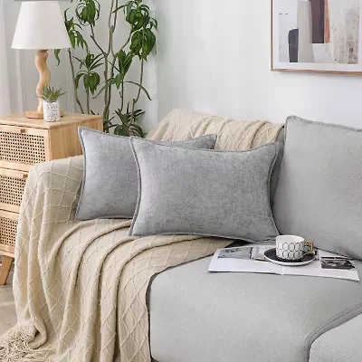 Chenille 14x20 Lumbar Pillow